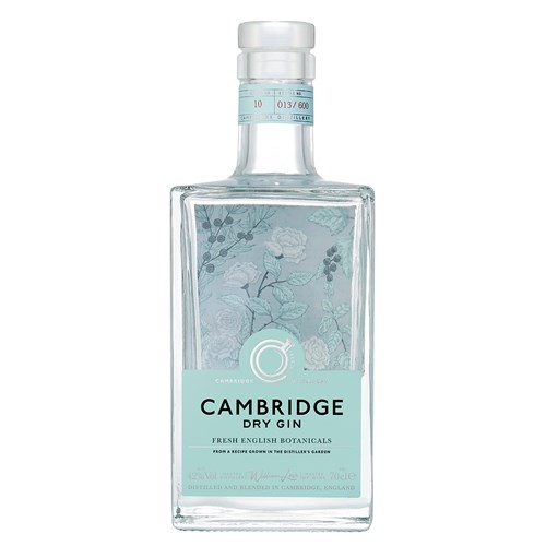 Cambridge Dry Gin – Quintessential English Botanical Gin 70cl